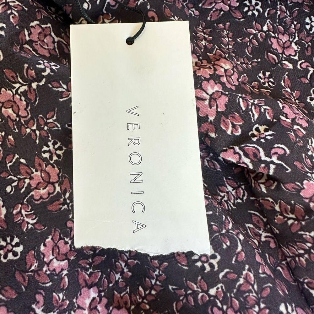 Veronica Beard Vickerie Swimsuit Medium One Piece Halter Floral - Picture 9 of 13